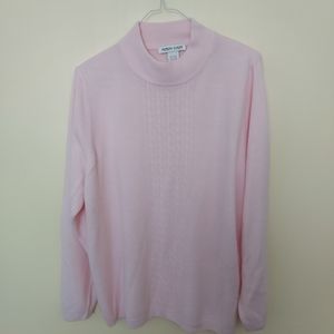 Allison Daley Soft Light Pink Pullover Sweater - XL/1X